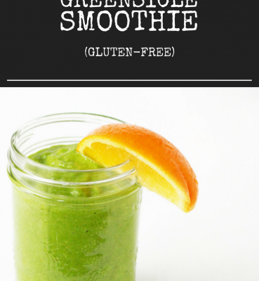 Orange Ginger Greensicle Smoothie (Gluten-Free)