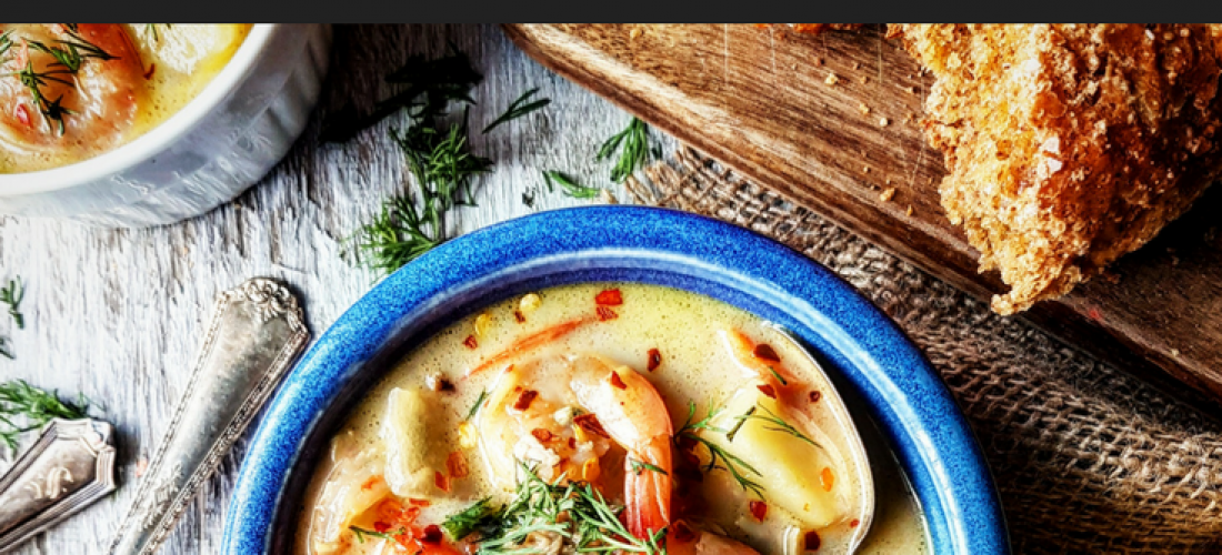 Clam, Shrimp & Bacon Chowder (Gluten-Free & Paleo)